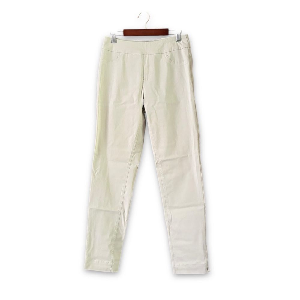 Soft Surroundings Straight Ankle Pull-On Pants Light Tan NWT Size XS Neutral